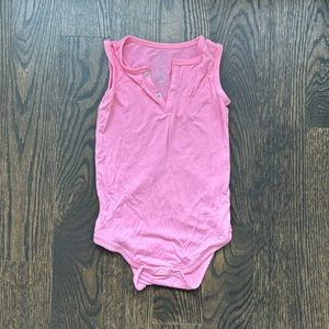 Kyte Baby Sleeveless Bodysuit in Rose